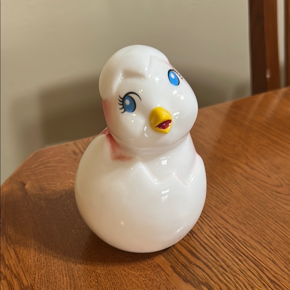 Ceramic Chick Figurine with Blue Eyes-Target Spritz- NWOT